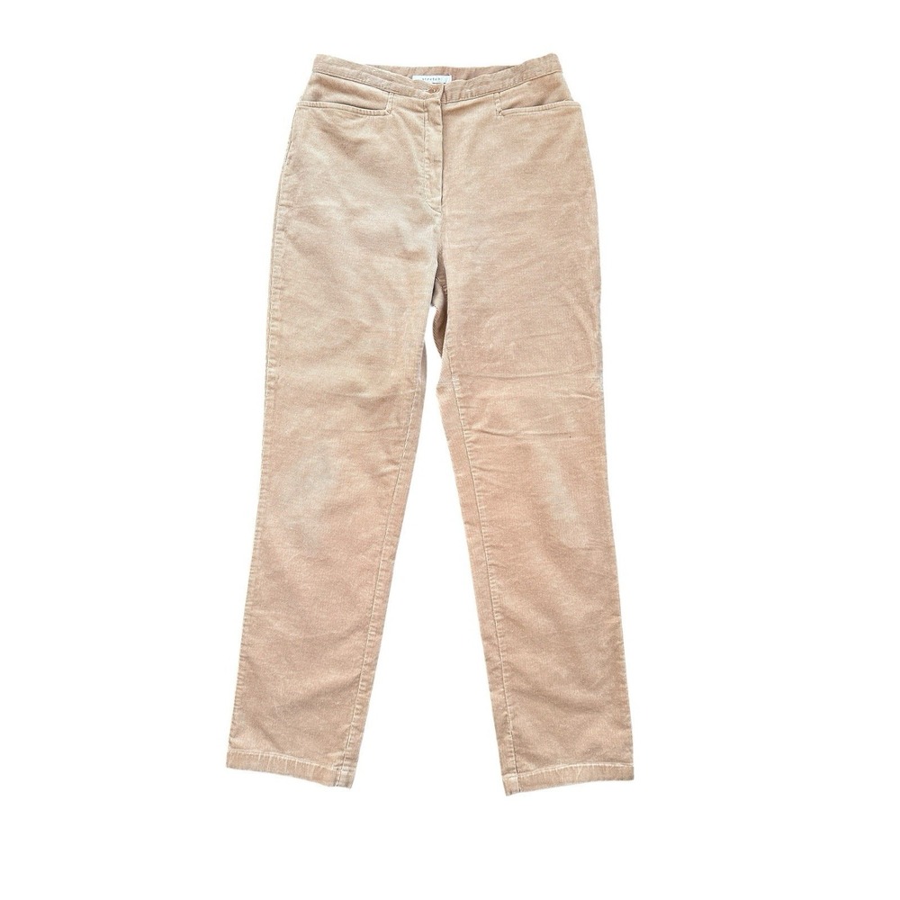 Jones Sport‎ Stretch Corduroy Pants 10 Tan Bootcut Flare Y2K Retro Fall Winter